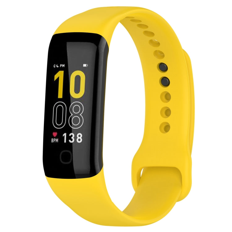 Solid Color Silicone Replacement Watch Band — Rose Red