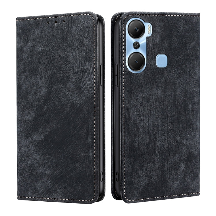 RFID Anti-theft Brush Magnetic Leather Phone Case — view 22