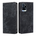 RFID Anti-theft Brush Magnetic Leather Phone Case