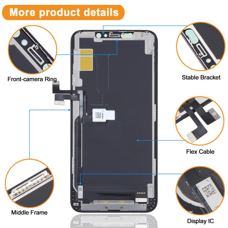 HXL Soft OLED LCD Screen For iPhone 11 Pro Max, For iPhone X(Soft OLED), For iPhone XS(Soft OLED), For iPhone XS Max(Soft OLED)