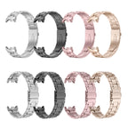 Milanese Three-bead Metal Watch Band