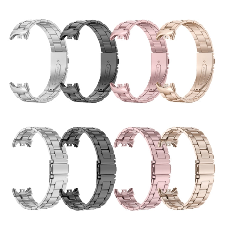 Milanese Three-bead Metal Watch Band