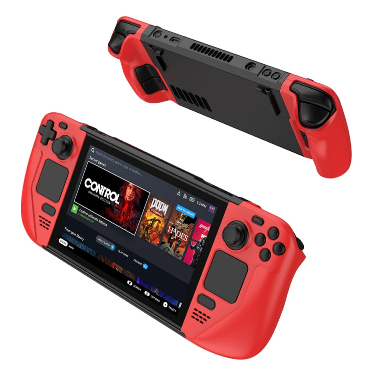 GKK For Steam Deck Color Contrast Anti-fall Game Console Case — GKK Case(Black)