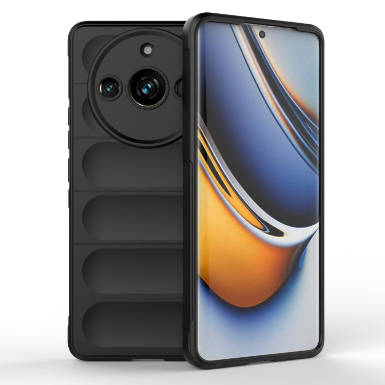 Magic Shield TPU + Flannel Phone Case — Wine Red