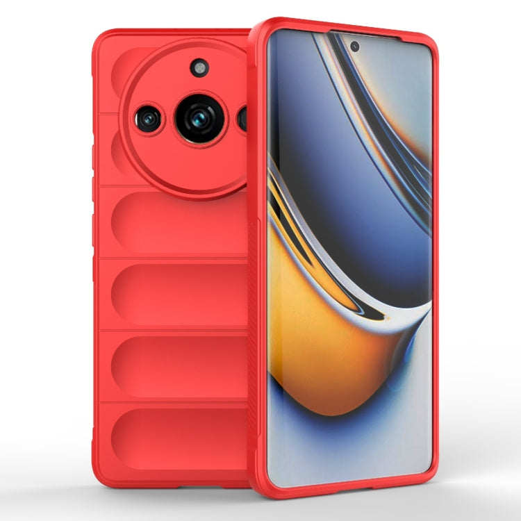 Magic Shield TPU + Flannel Phone Case — White