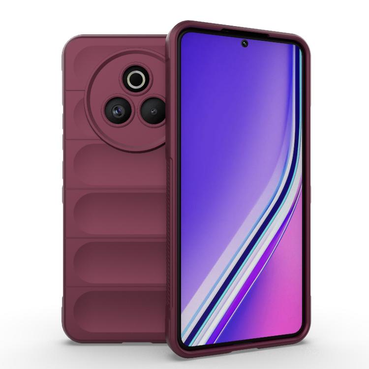 Magic Shield TPU + Flannel Phone Case — Purple