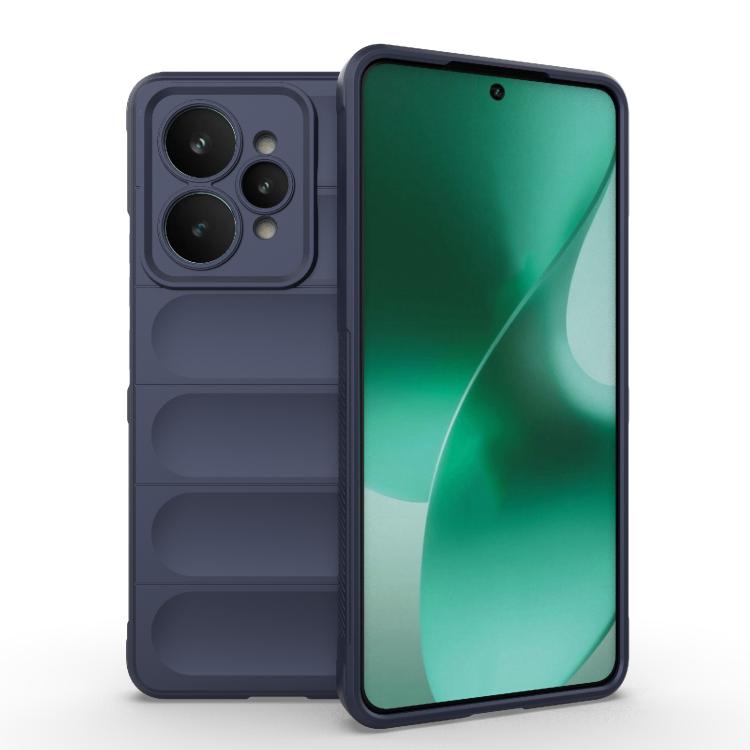 Magic Shield TPU + Flannel Phone Case — Light Blue