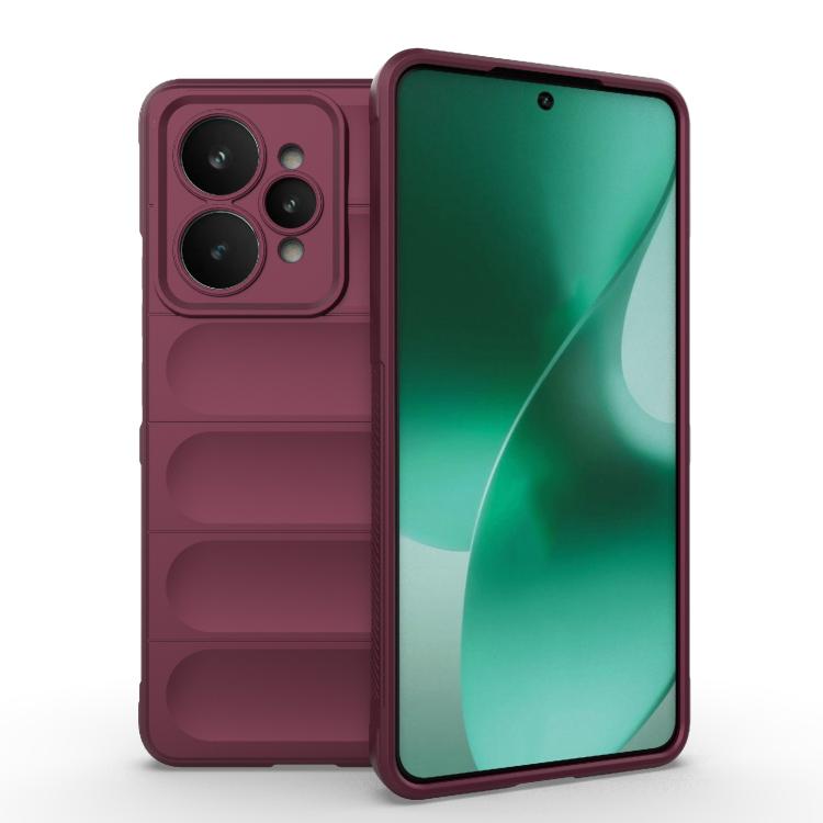 Magic Shield TPU + Flannel Phone Case — Purple