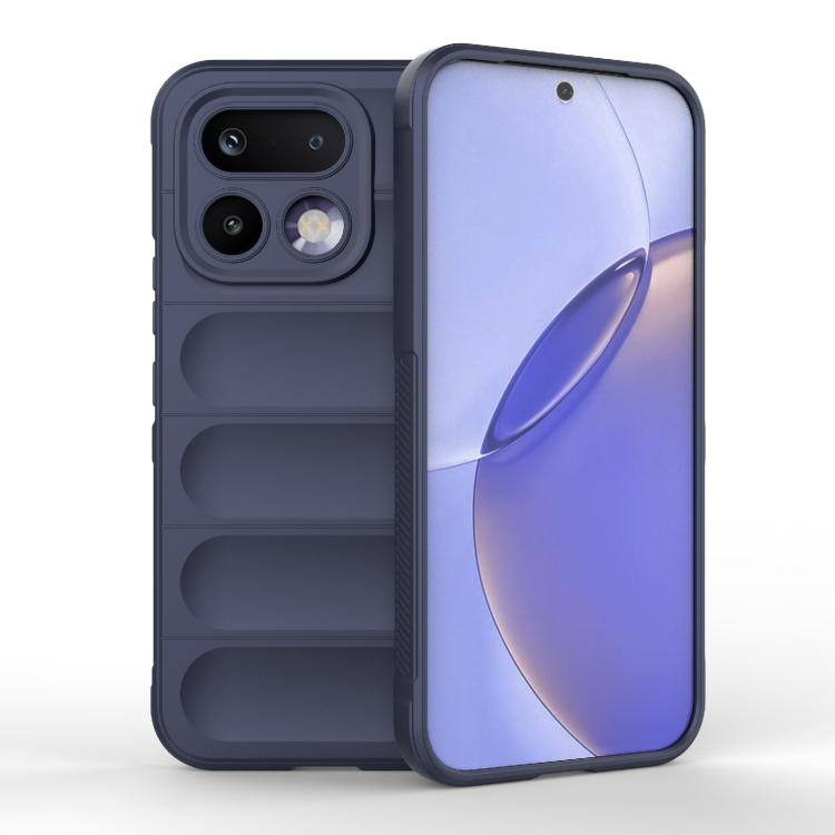 Magic Shield TPU + Flannel Phone Case — Light Blue