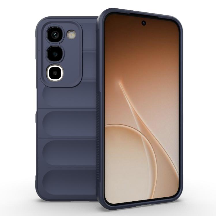 Magic Shield TPU + Flannel Phone Case — Light Blue