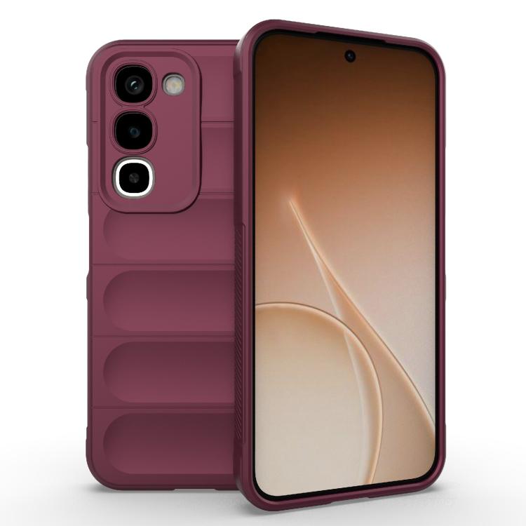 Magic Shield TPU + Flannel Phone Case — Purple