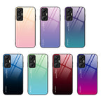 Gradient Color Glass Phone Case