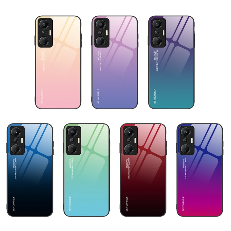 Gradient Color Glass Phone Case