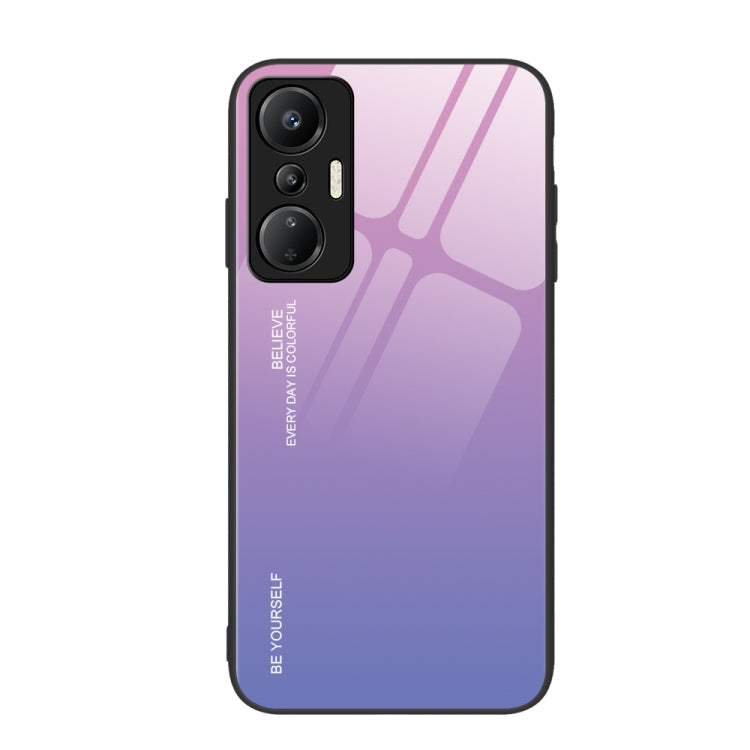Gradient Color Glass Phone Case — Yellow Pink