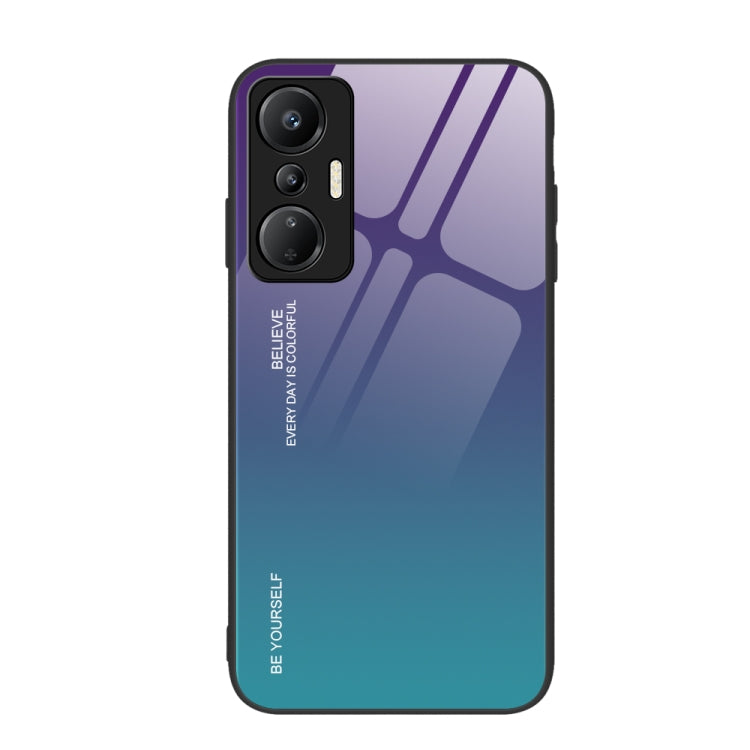 Gradient Color Glass Phone Case — Pink Purple