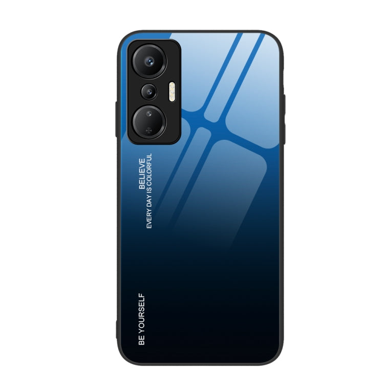 Gradient Color Glass Phone Case — Green Cyan