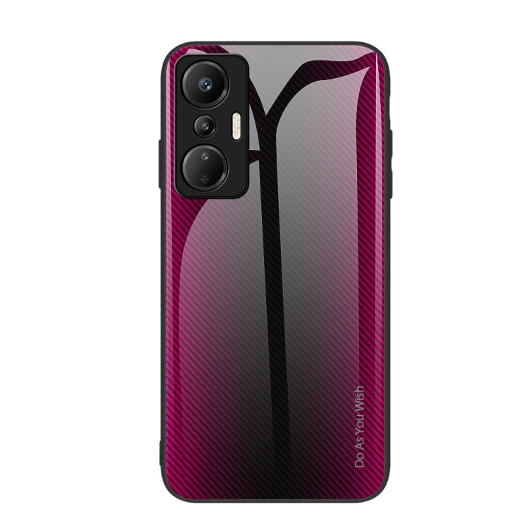 Texture Gradient Glass TPU Phone Case — Dark Blue