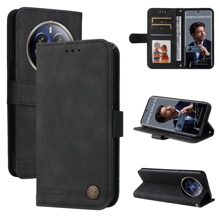 Skin Feel Life Tree Metal Button Leather Phone Case — view 49