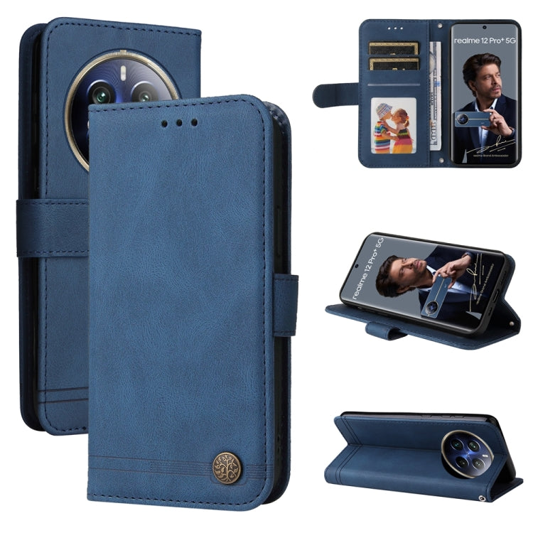 Skin Feel Life Tree Metal Button Leather Phone Case — view 50
