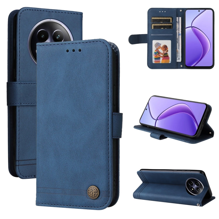 Skin Feel Life Tree Metal Button Leather Phone Case — view 40