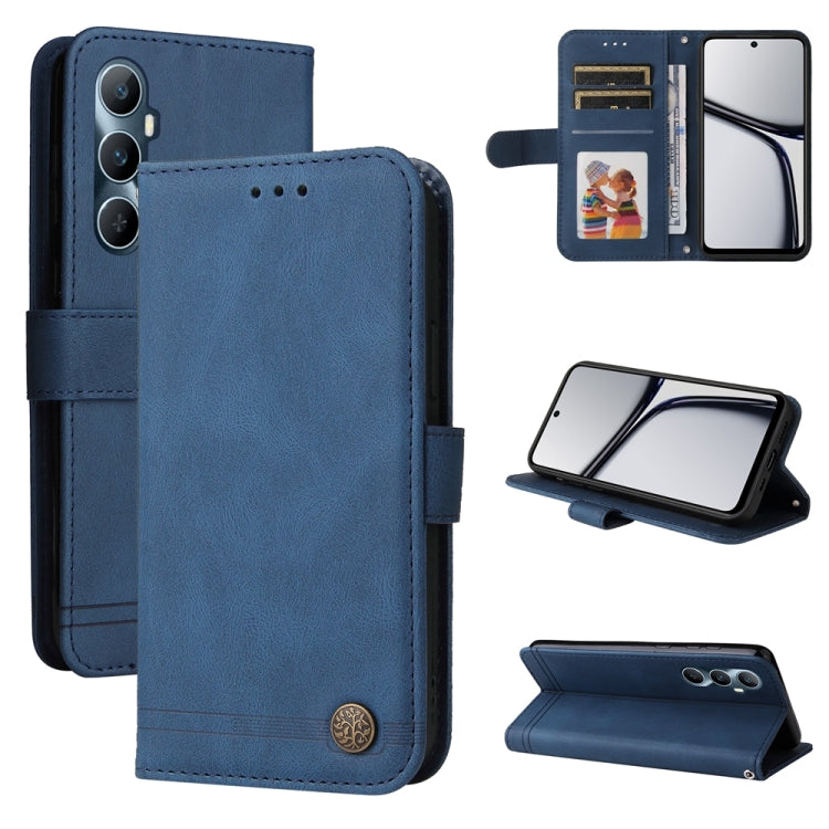 Skin Feel Life Tree Metal Button Leather Phone Case — view 25