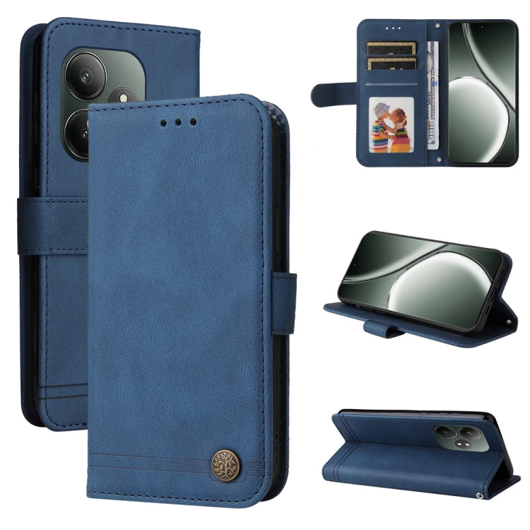 Skin Feel Life Tree Metal Button Leather Phone Case — view 30