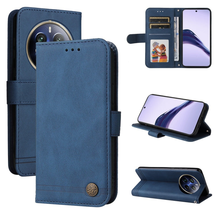 Skin Feel Life Tree Metal Button Leather Phone Case — view 25