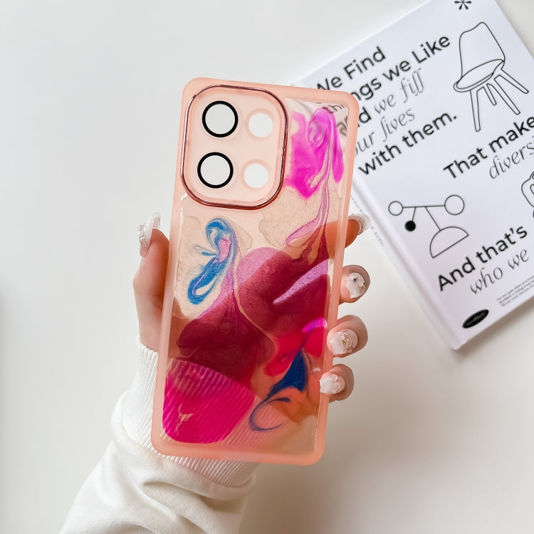 Oil Painting Electroplating TPU Phone Case
