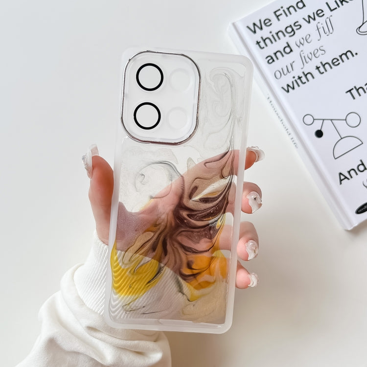 Oil Painting Electroplating TPU Phone Case