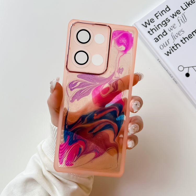 Oil Painting Electroplating TPU Phone Case