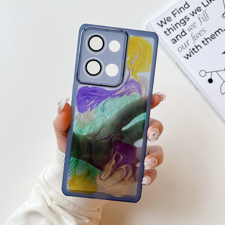 Oil Painting Electroplating TPU Phone Case