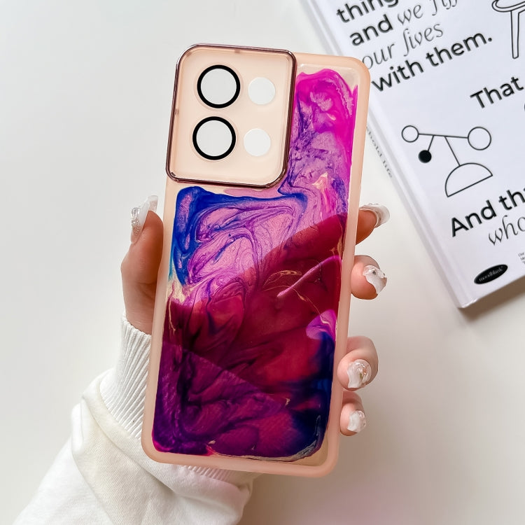 Oil Painting Electroplating TPU Phone Case