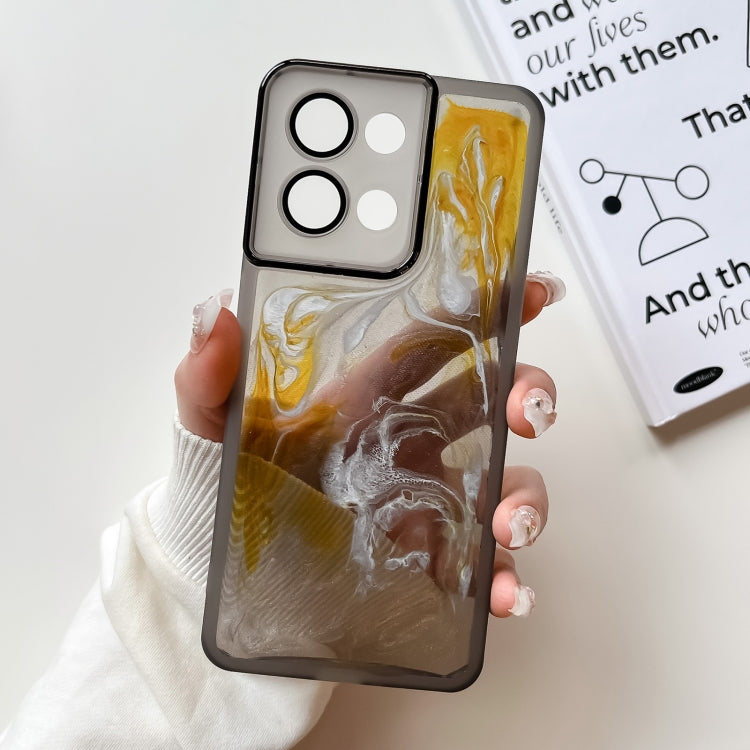 Oil Painting Electroplating TPU Phone Case