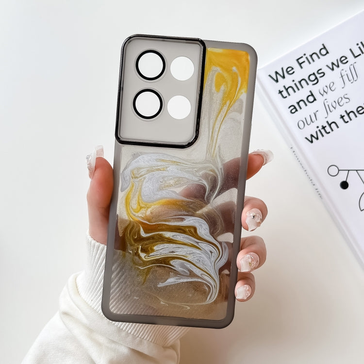Oil Painting Electroplating TPU Phone Case