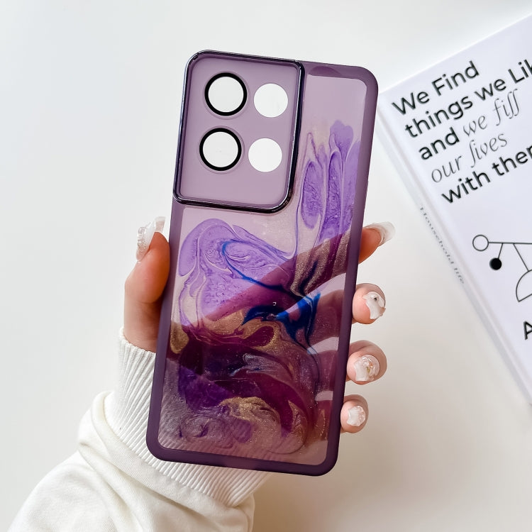 Oil Painting Electroplating TPU Phone Case