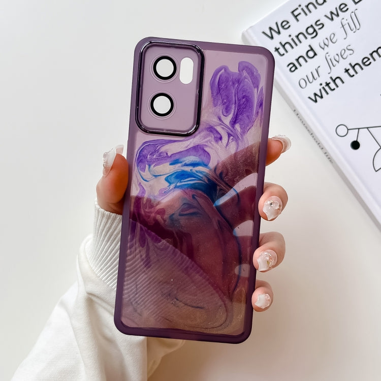 Oil Painting Electroplating TPU Phone Case