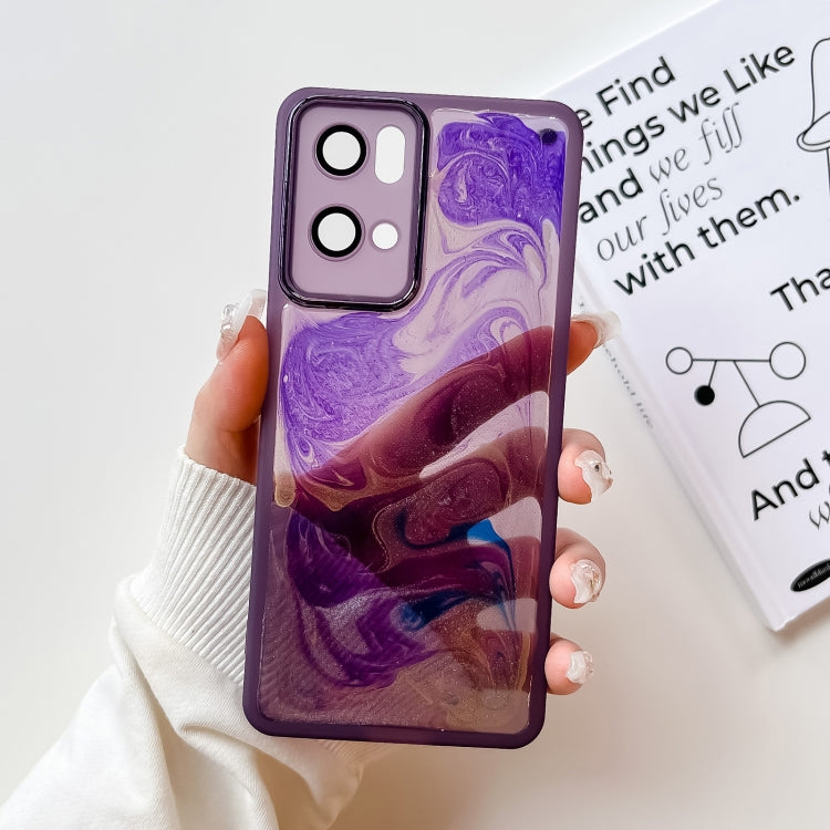 Oil Painting Electroplating TPU Phone Case