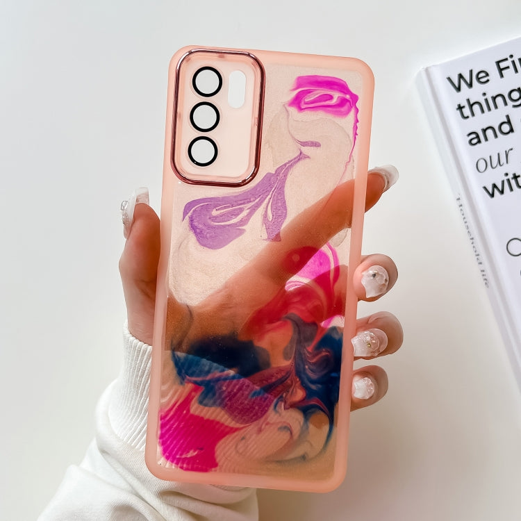 Oil Painting Electroplating TPU Phone Case