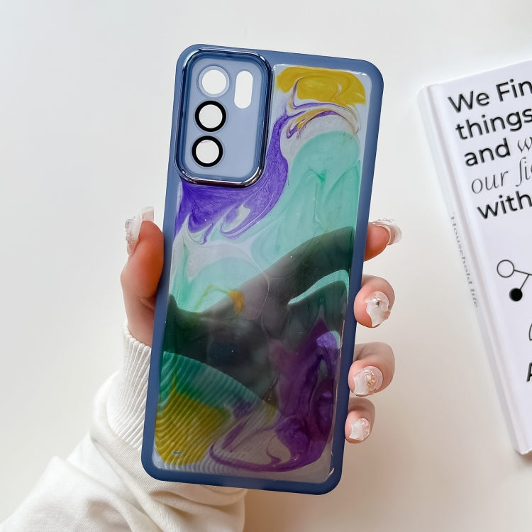 Oil Painting Electroplating TPU Phone Case