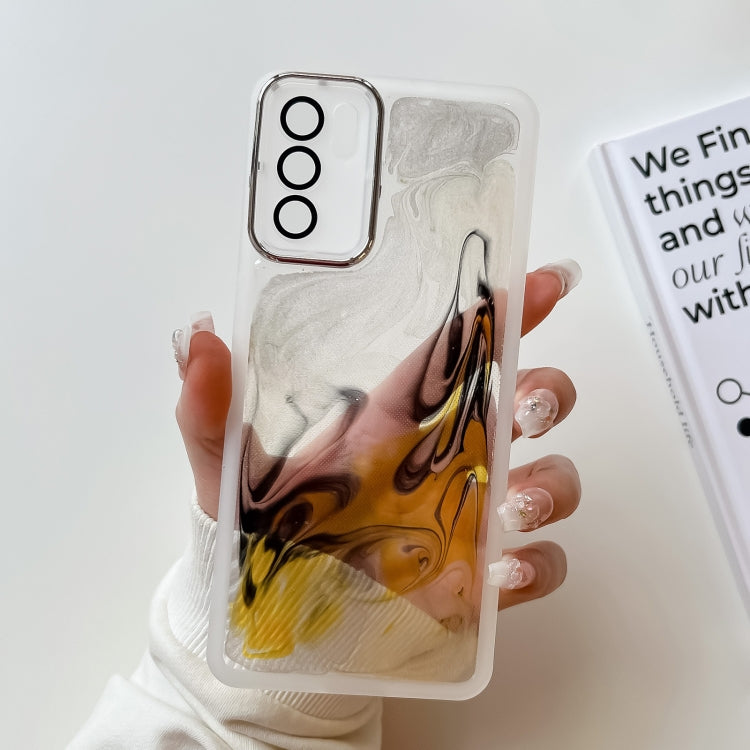 Oil Painting Electroplating TPU Phone Case