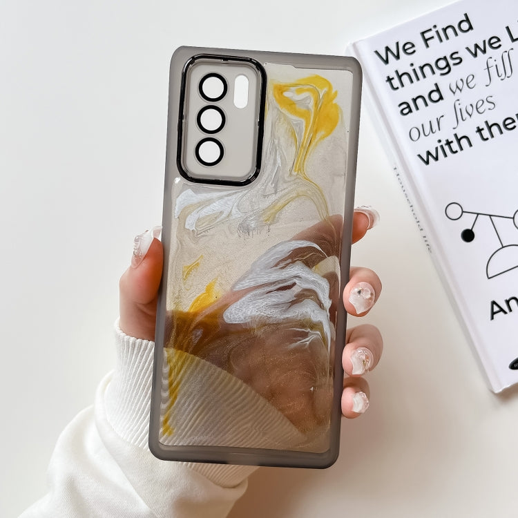 Oil Painting Electroplating TPU Phone Case
