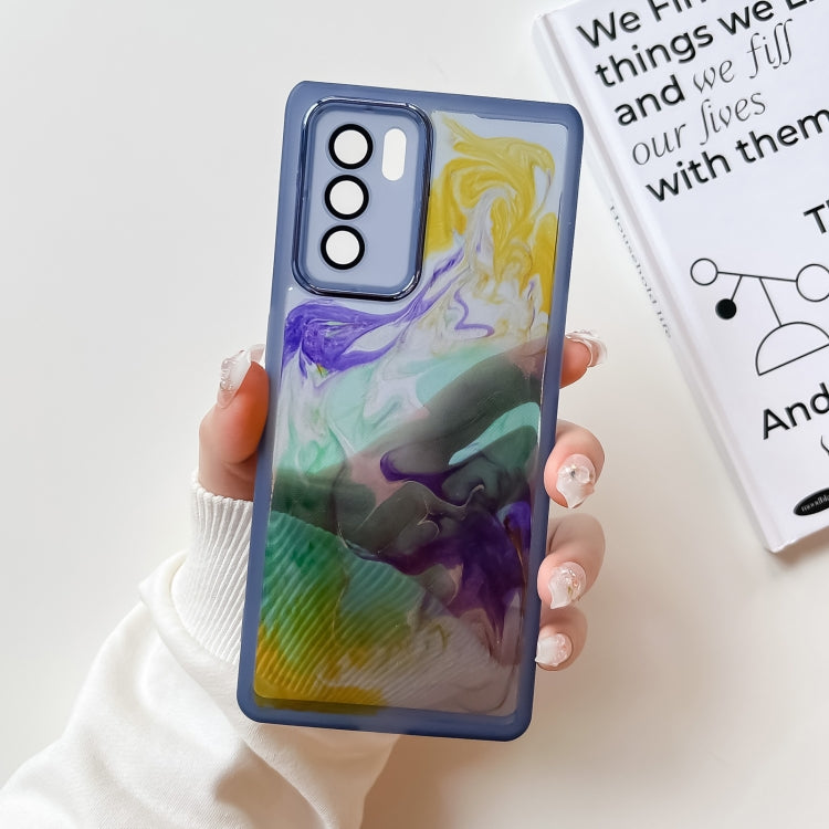 Oil Painting Electroplating TPU Phone Case