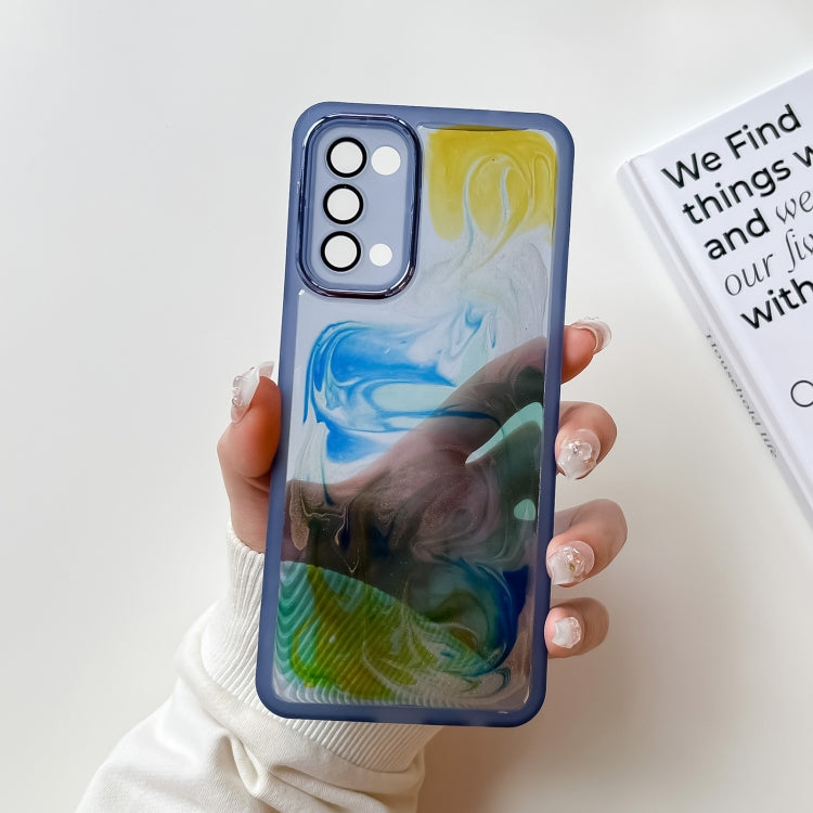 Oil Painting Electroplating TPU Phone Case