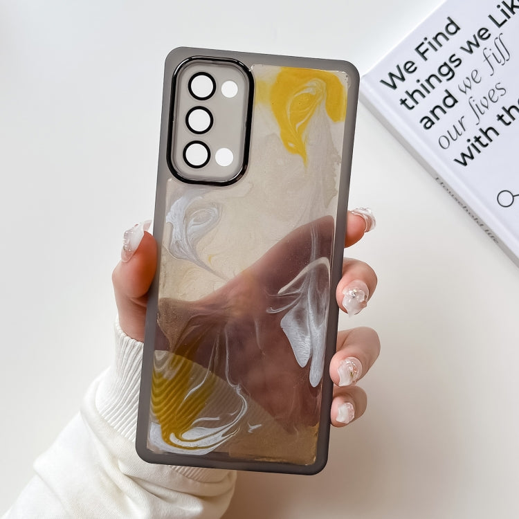 Oil Painting Electroplating TPU Phone Case