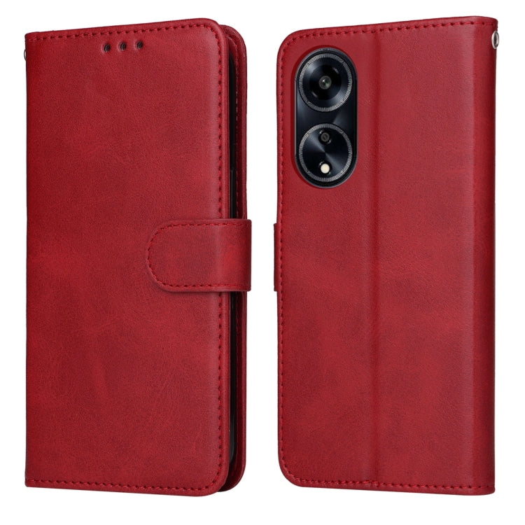 Classic Calf Texture Flip Leather Phone Case