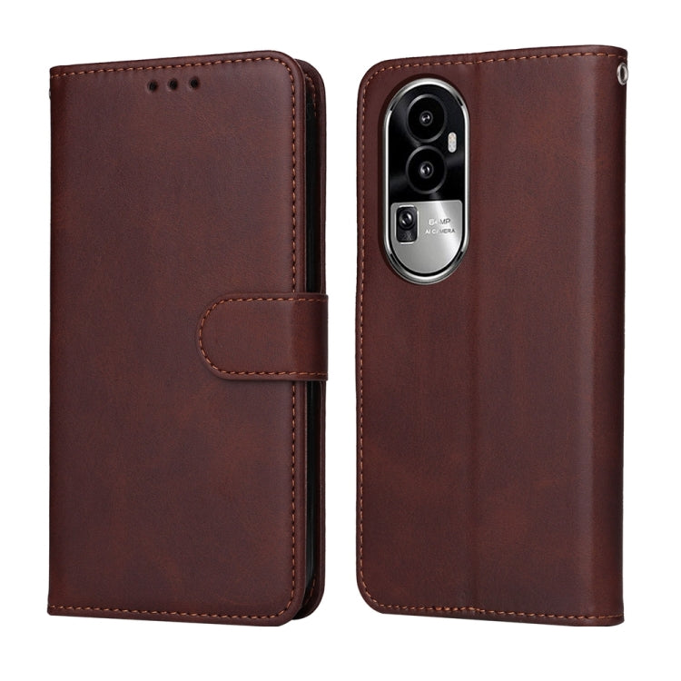 Classic Calf Texture Flip Leather Phone Case
