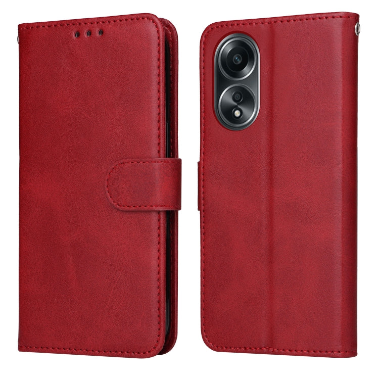 Classic Calf Texture Flip Leather Phone Case