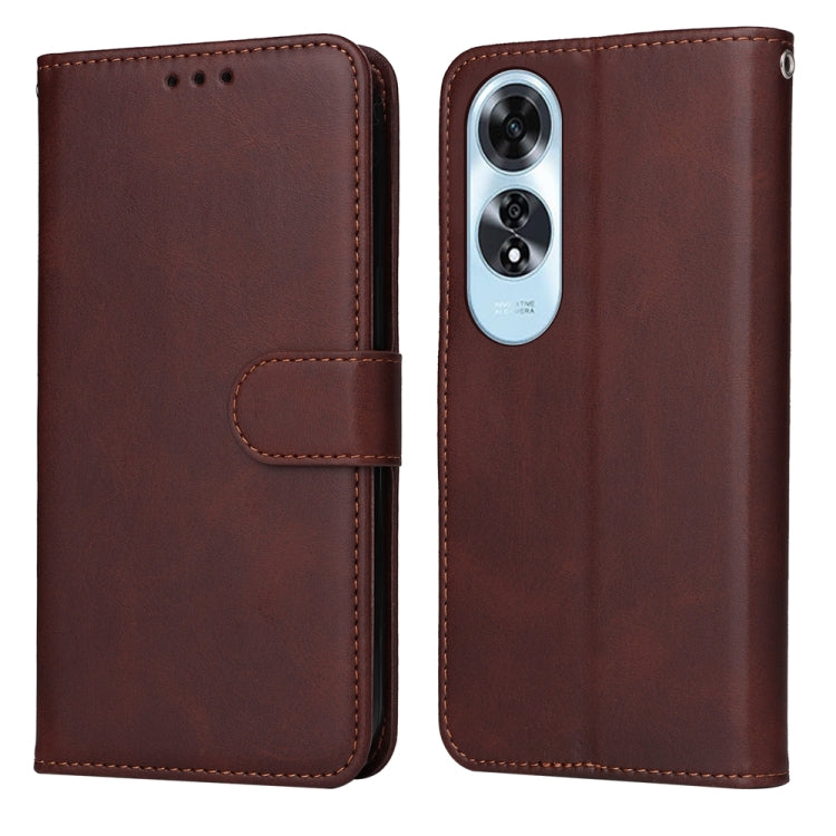 Classic Calf Texture Flip Leather Phone Case