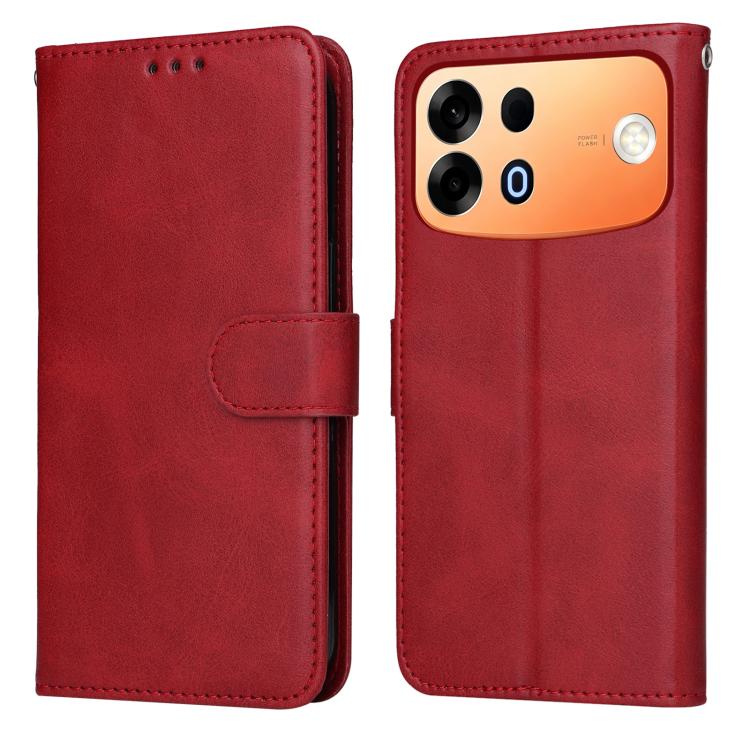 Classic Calf Texture Flip Leather Phone Case