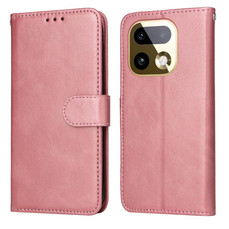 Classic Calf Texture Flip Leather Phone Case — Brown